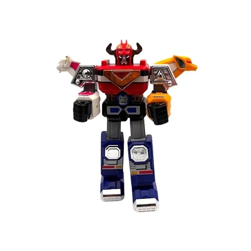 Vintage Mighty Morph Power Ranger Megazord Toy Red Blue Yellow White Black Robot